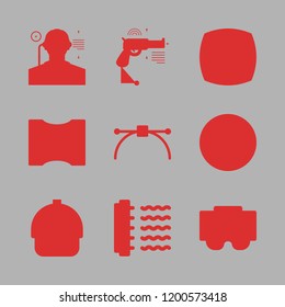 glasses icon set. vector set about writer, virtual reality, school and ar glasses icons set.