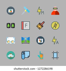 glasses icon set. vector set about graphic tool, corkscrew, writer and school icons set.