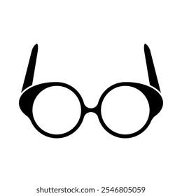 Glasses icon set. Vector illustration.