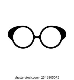 Glasses icon set. Vector illustration.