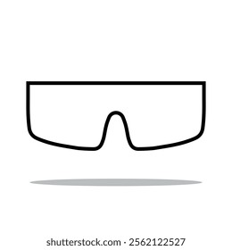 Glasses icon set. Vector illustration.