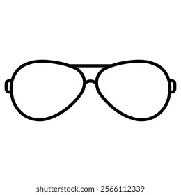 Glasses icon set. Vector illustration.