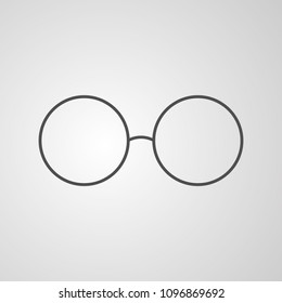 Glasses icon sign