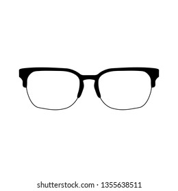 Glasses icon sign