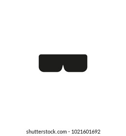 glasses icon. sign design
