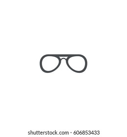 glasses icon. sign design