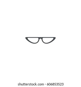 glasses icon. sign design