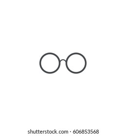 glasses icon. sign design