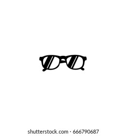 glasses icon. sign design