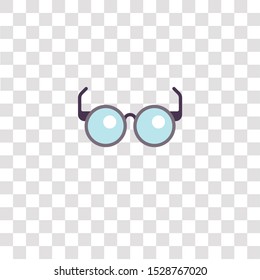 glasses icon sign and symbol. glasses color icon for website design and mobile app development. Simple Element from education elements collection for mobile concept and web apps icon.