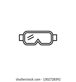 glasses icon. Signs and symbols can be used for web, logo, mobile app, UI, UX