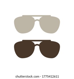 Glasses icon. Simple color vector elements of hipster style icons for ui and ux, website or mobile application