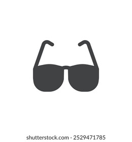 glasses icon simple vector symbol