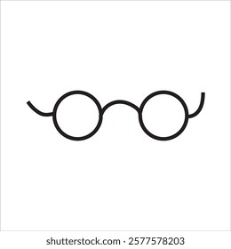 glasses icon. spectacles icon illustration