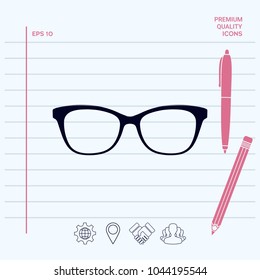 Glasses Icon symbol