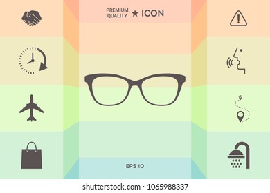 Glasses Icon symbol