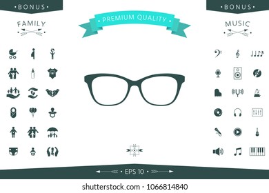 Glasses Icon symbol