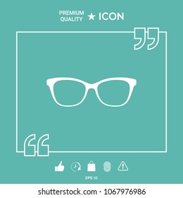 Glasses Icon symbol