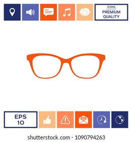 Glasses Icon symbol