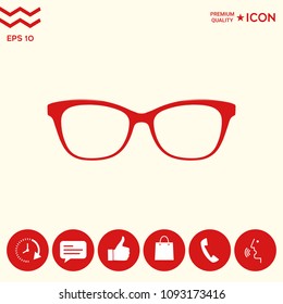 Glasses Icon symbol