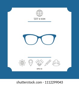 Glasses Icon symbol