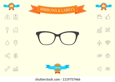 Glasses Icon symbol