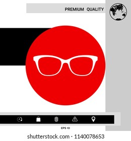 Glasses Icon symbol