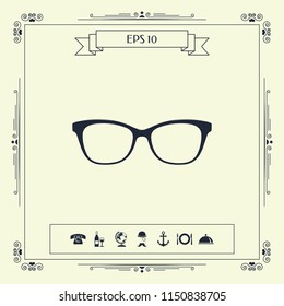 Glasses Icon symbol