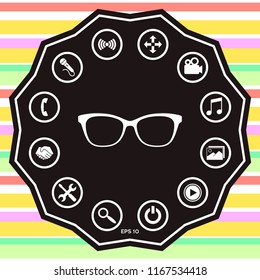 Glasses Icon symbol