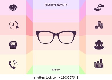 Glasses Icon symbol