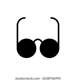 Glasses icon symbol for apps and websites. Glasses sign and symbol