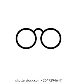 Glasses icon symbol for apps and websites. Glasses sign and symbol