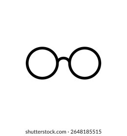 Glasses icon symbol for apps and websites. Glasses sign and symbol