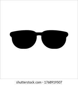Glasses icon symbol simple design on white background