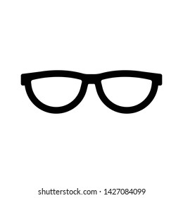 Glasses icon in trendy flat style isolated on white background. Symbol for your web site design, logo, app, UI. Vector illustration, EPS