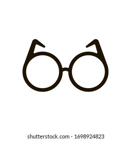 Glasses icon in trendy flat style isolated. Illustration eps 10.
