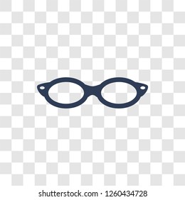 Glasses icon. Trendy Glasses logo concept on transparent background from E-learning and education collection