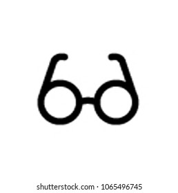 glasses icon vector