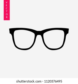Glasses icon, vector