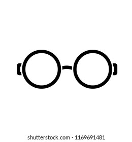 glasses icon vector