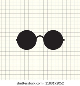 glasses icon vector