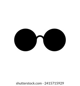 Glasses icon vector. Glasses vector icon