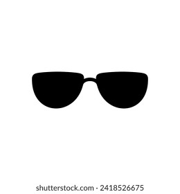 Glasses icon vector. Glasses vector icon