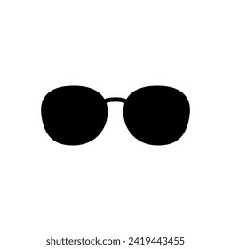Glasses icon vector. Glasses vector icon