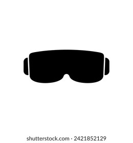 Glasses icon vector. Glasses vector icon