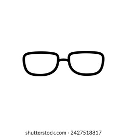 Glasses icon vector. Glasses vector icon