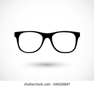 Glasses icon vector