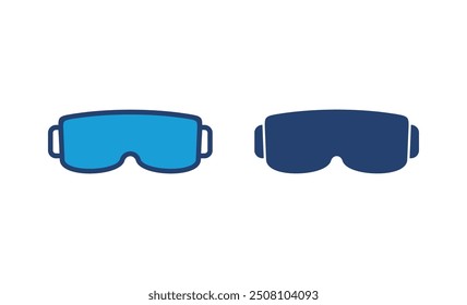 Glasses icon vector. Glasses vector icon