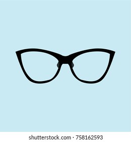 glasses icon vector