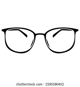 glasses Icon. Vector concept illustration for design.